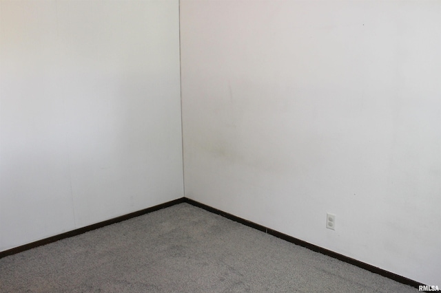 214 W B St, Alpha, IL 61413 - spare room featuring carpet and baseboards