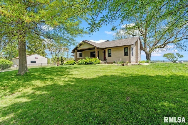 back of house with covered porch
