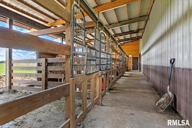 view of stable
