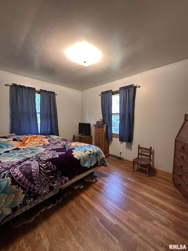 810 NW 7th Ave, Galva, IL 61434 - bedroom with wood finished floors, multiple windows, and baseboards