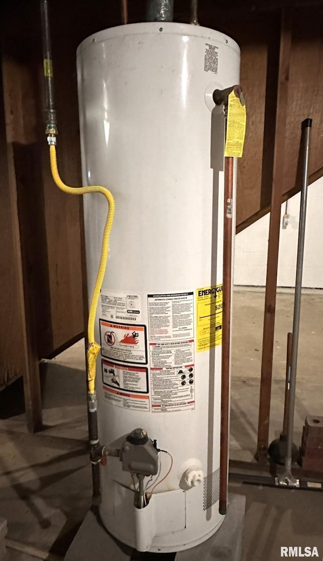 810 NW 7th Ave, Galva, IL 61434 - utility room with water heater