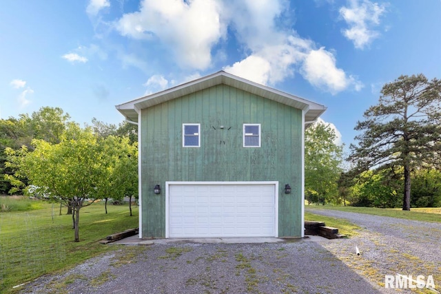 1460 Rushing Rd, Simpson, IL 62985 - view of side of property with gravel driveway and a yard