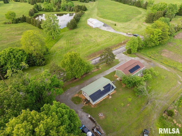 1460 Rushing Rd, Simpson, IL 62985 - drone / aerial view of a nearby body of water