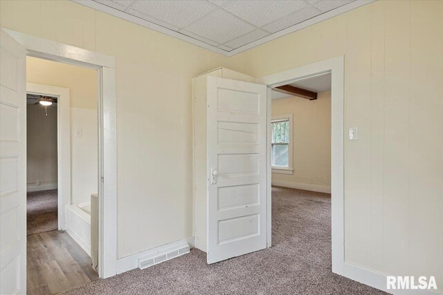 708 E 5th St, Pana, IL 62557 - corridor with carpet flooring