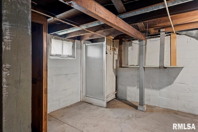 708 E 5th St, Pana, IL 62557 - view of unfinished basement