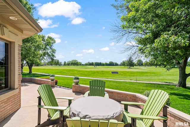 4901 Wildcat Run, Springfield, IL 62711 - view of patio with golf course view