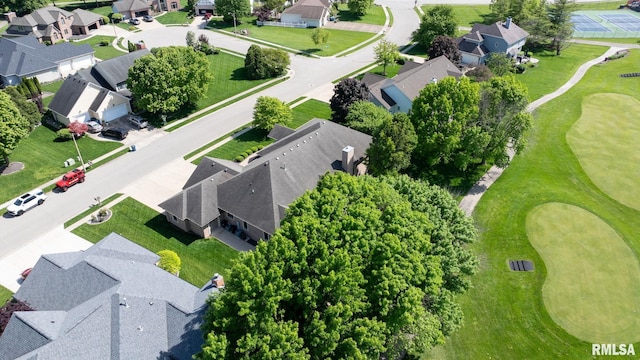 4901 Wildcat Run, Springfield, IL 62711 - aerial perspective of suburban area