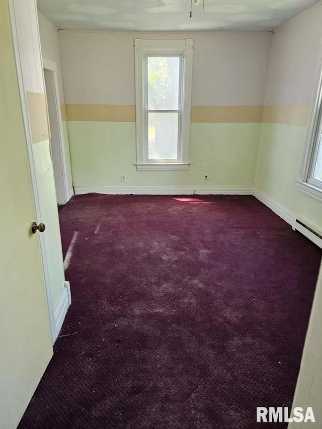 300 W Prairie St, Camp Point, IL 62320 - spare room with carpet floors, healthy amount of natural light, and baseboards