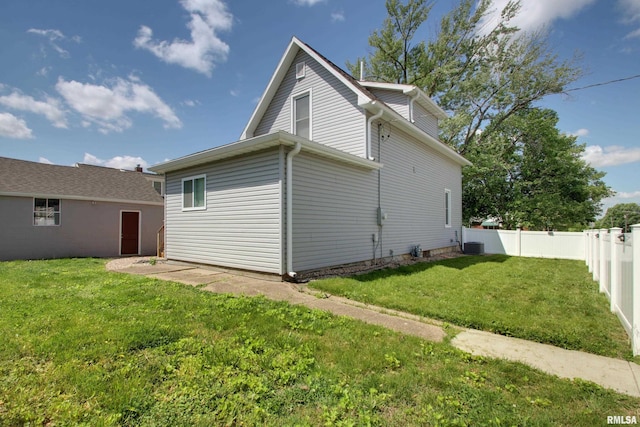801 S 22nd St, Quincy, IL 62301 - view of home's exterior featuring central AC unit