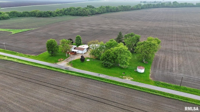 34831 Greenland Rd, Virden, IL 62690 - aerial view of sparsely populated area featuring large plots for crops