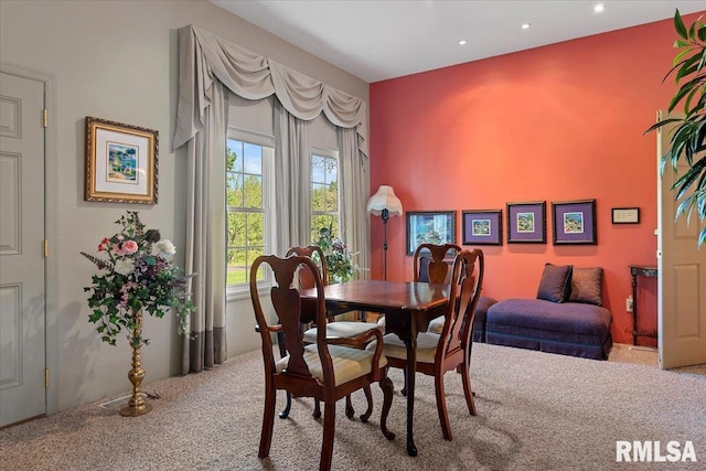 4 Nightingale Dr, Springfield, IL 62711 - carpeted dining room featuring recessed lighting