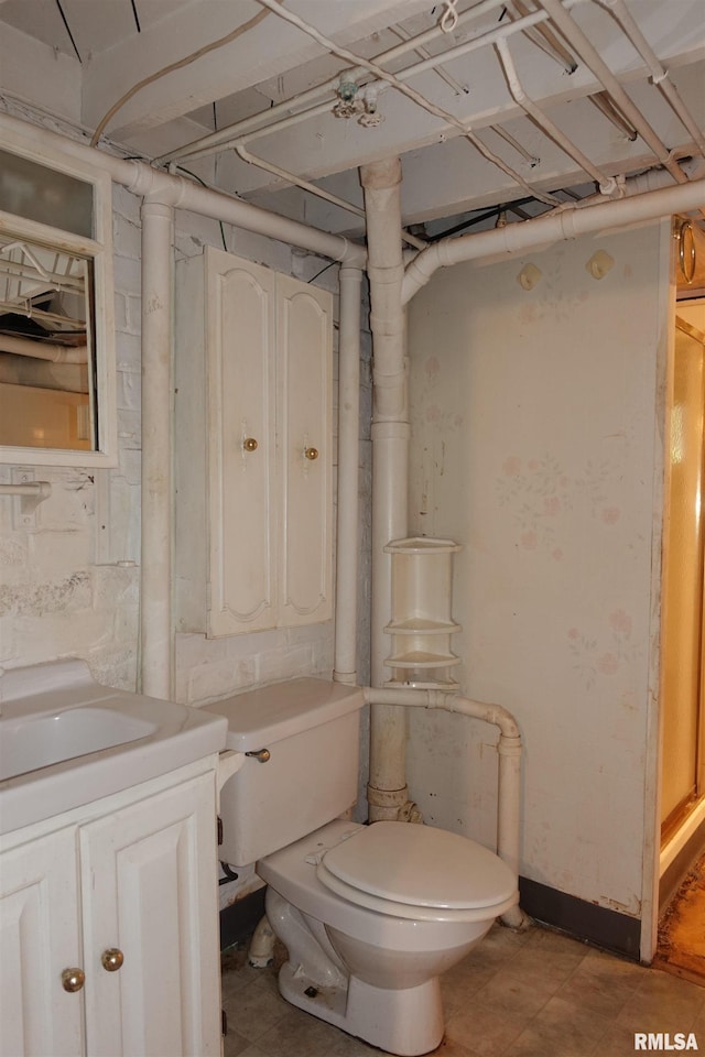 345 Division St, Galesburg, IL 61401 - bathroom featuring vanity and toilet