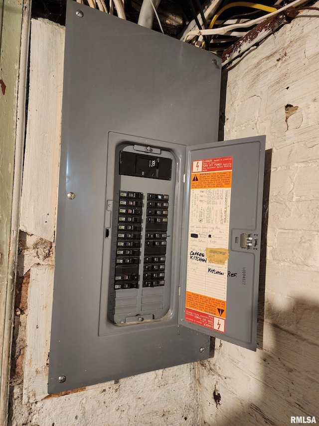 utilities with electric panel