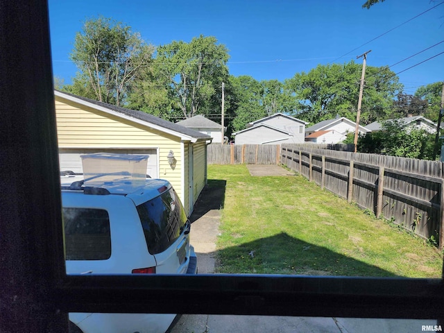 view of yard