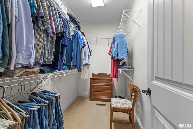 1625 Grace Ridge Rd, New Berlin, IL 62670 - walk in closet with carpet