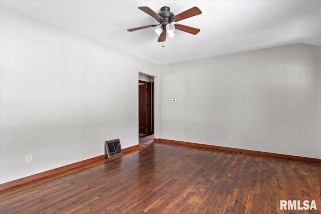 1816 S Street Ct, Springfield, IL 62703 - unfurnished room featuring wood finished floors, baseboards, and ceiling fan