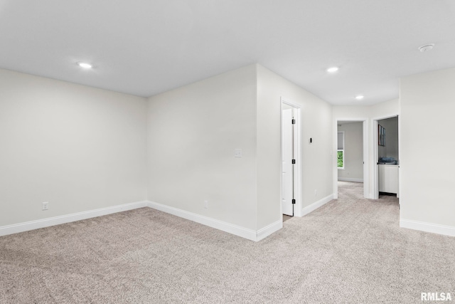 1915 Parthenon Ct, Chatham, IL 62629 - carpeted spare room with baseboards and recessed lighting