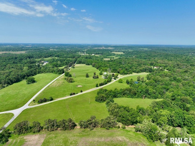 7059 Midway Rd, Metropolis, IL 62960 - aerial view of sparsely populated area with a heavily wooded area