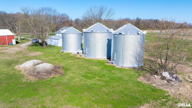 20040 Boulder Rd, Carlyle, IL 62231 - view of grassy yard with an outbuilding