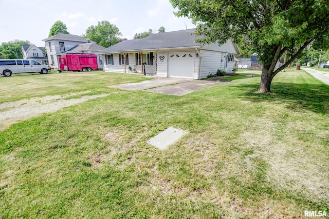 206 W N St, Assumption, IL 62510 - ranch-style home featuring an attached garage and a front yard