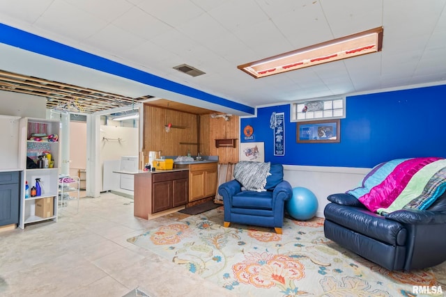view of living area