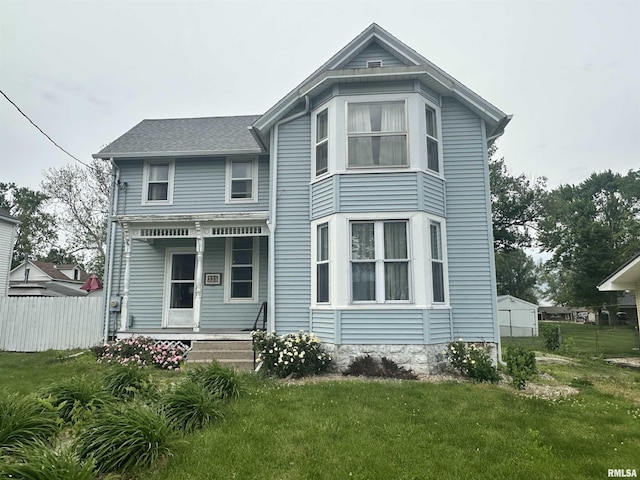 335 E S St, Mendon, IL 62351 - back of house with covered porch