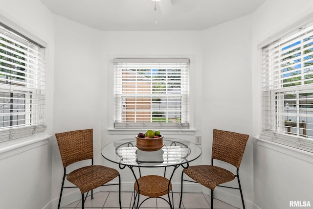1622 W Cook St, Springfield, IL 62704 - tiled dining room featuring healthy amount of natural light and baseboards
