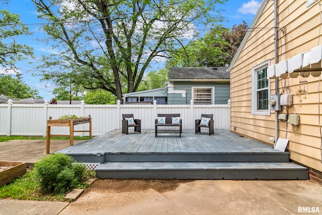 1622 W Cook St, Springfield, IL 62704 - deck with outdoor lounge area