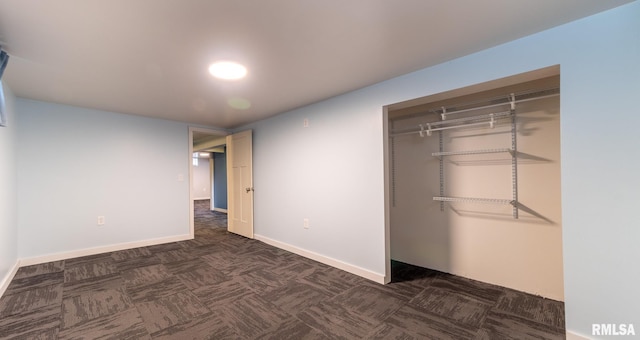 1520 W Losey St, Galesburg, IL 61401 - unfurnished bedroom with baseboards and a closet