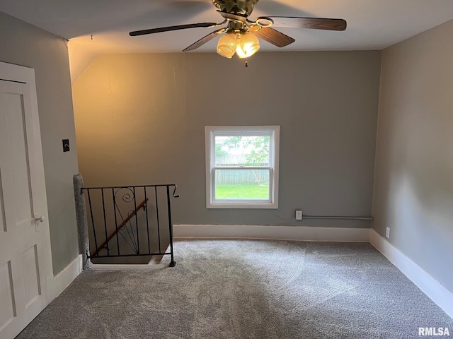 1312 N 3rd St, Springfield, IL 62702 - empty room with carpet floors, ceiling fan, and baseboards