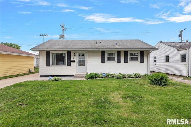 8 Melody Ln, Springfield, IL 62702 - ranch-style home featuring a front yard