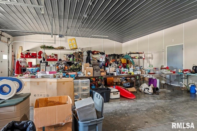 4101 N 8th St, Springfield, IL 62707 - garage with a workshop area and a garage door opener