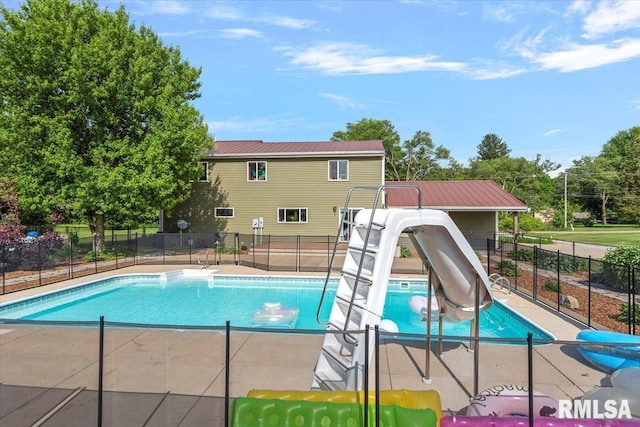 4101 N 8th St, Springfield, IL 62707 - view of swimming pool with a water slide