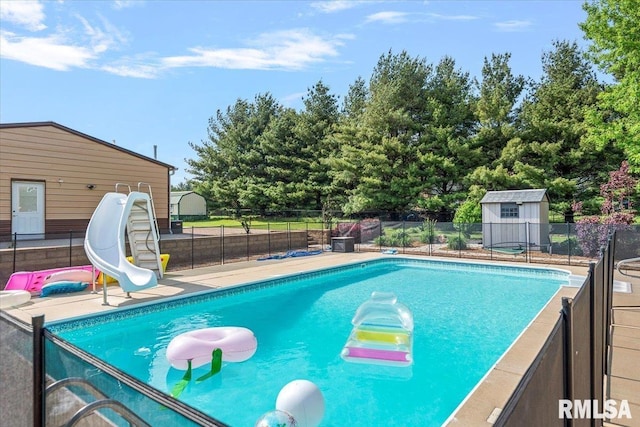 4101 N 8th St, Springfield, IL 62707 - view of swimming pool featuring a water slide