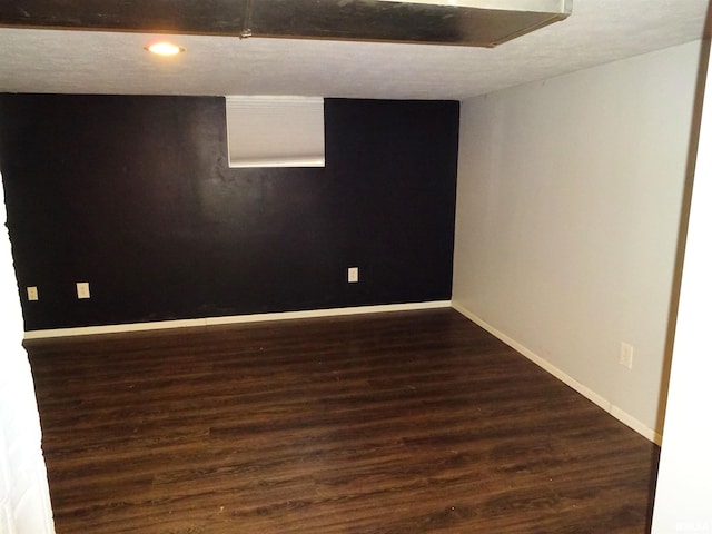 2536 S 10th St, Springfield, IL 62703 - unfurnished room featuring dark wood-style floors, baseboards, and recessed lighting