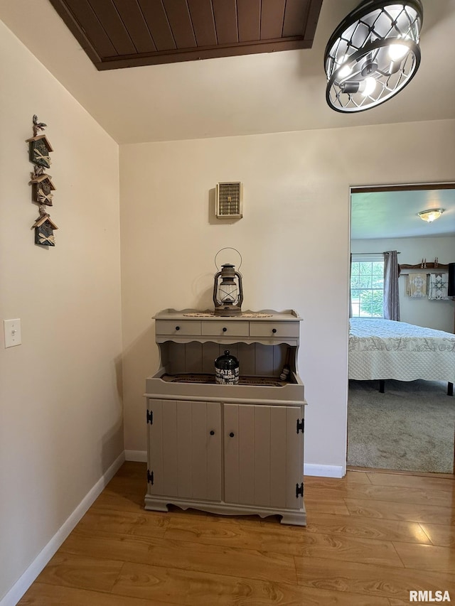 709 W Monmouth St, Abingdon, IL 61410 - detailed view of wood finished floors and baseboards
