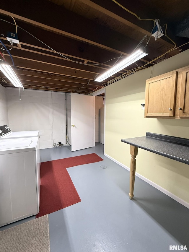 709 W Monmouth St, Abingdon, IL 61410 - view of unfinished basement