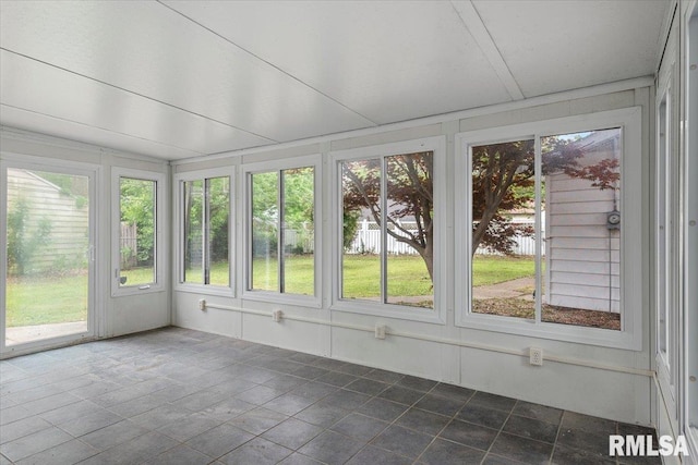 3225 Saxony Rd, Springfield, IL 62703 - unfurnished sunroom featuring healthy amount of natural light and tile patterned floors