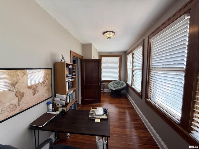 344 S 24th St, Quincy, IL 62301 - office space featuring wood finished floors and baseboards