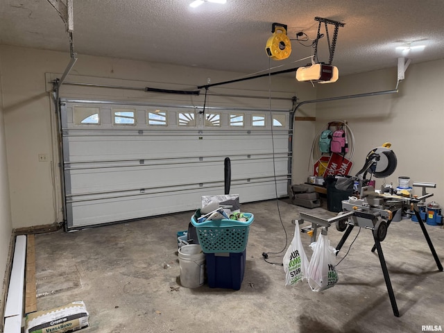 1352 N Lawrence Ave, Taylorville, IL 62568 - garage featuring a garage door opener
