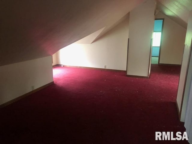 216 W Church St, Palmyra, MO 63461 - bonus room featuring vaulted ceiling and carpet floors