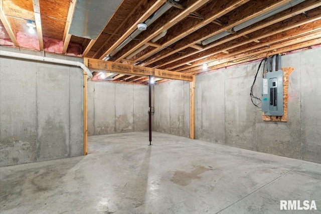 1809 Spartan Dr, Chatham, IL 62629 - unfinished basement featuring electric panel