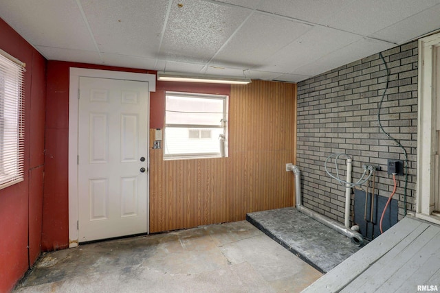 2911 Hampshire St, Quincy, IL 62301 - foyer featuring a drop ceiling and healthy amount of natural light