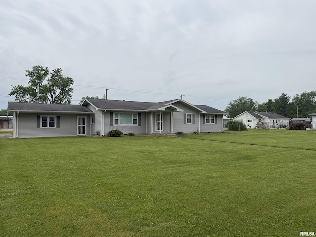 515 Morgan St, Chapin, IL 62628 - ranch-style house featuring a front yard
