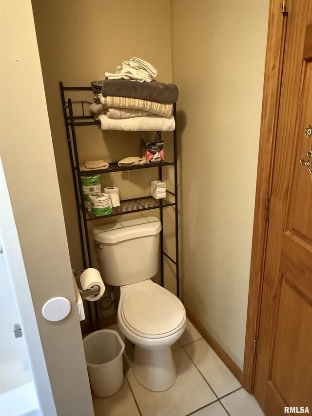 515 Morgan St, Chapin, IL 62628 - bathroom featuring toilet and tile patterned flooring