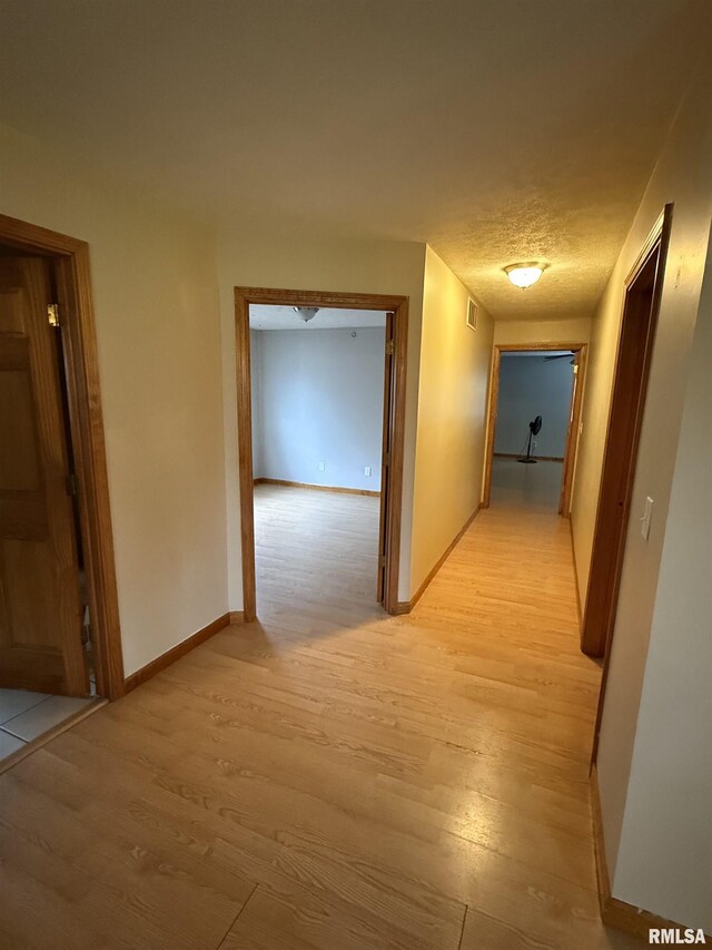 515 Morgan St, Chapin, IL 62628 - hall featuring light wood finished floors and baseboards