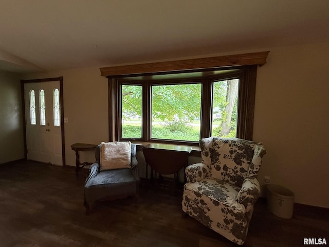 131 E Willard St, Wataga, IL 61488 - living area with healthy amount of natural light and wood finished floors