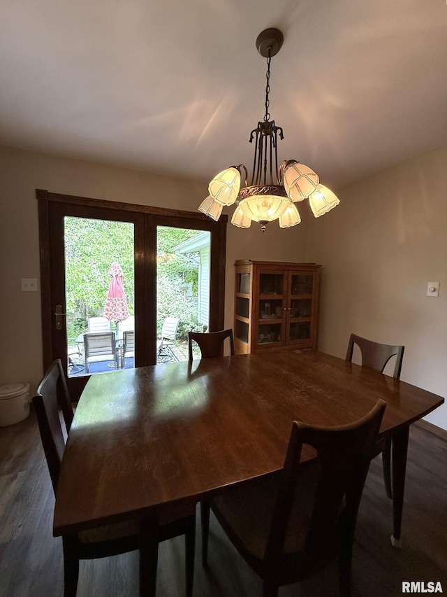 131 E Willard St, Wataga, IL 61488 - dining area with wood finished floors