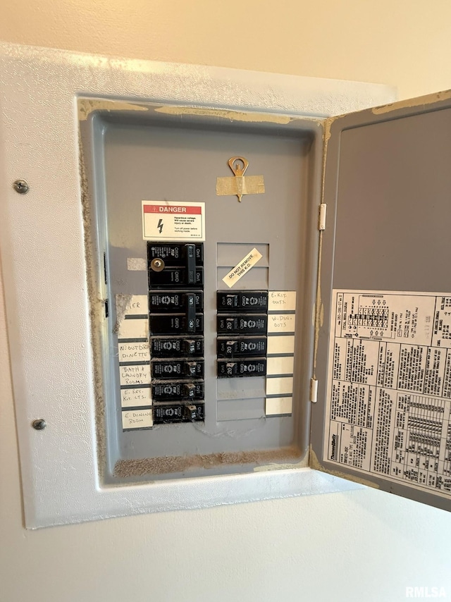 131 E Willard St, Wataga, IL 61488 - utility room with electric panel