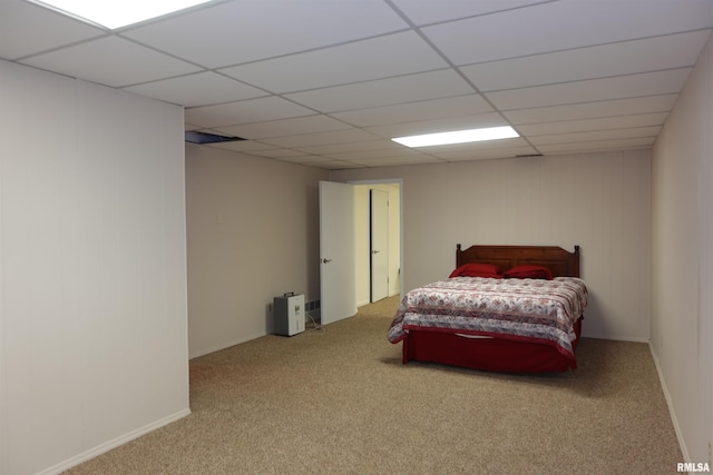 255 S Soangetaha Rd, Galesburg, IL 61401 - carpeted bedroom featuring a paneled ceiling